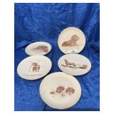 Rottweiler decorative plates