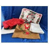 Christmas linens