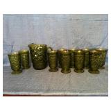 Whitehall pitcher and glasses