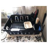 Dish drain paper towel holder plus