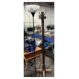 Coat rack & floor lamp