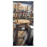 Wood Shelving & Stool