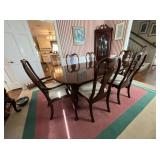 Dining table and chairs