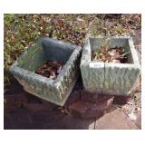 Concrete planters