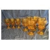 Glass goblets