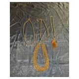 Silver color necklaces