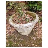 Large concrete planter.