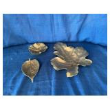 Brass leaves