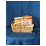 Basket of books