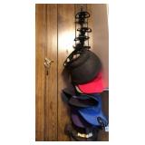 Hat and hat rack.