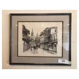 Framed sketch art by Coleman