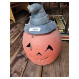 Halloween  clay jack-o-lantern