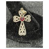 sterling Cross Pendant