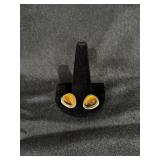 silver alloy earrings