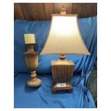 Lamp and candle holder