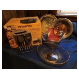 Presto fryer and serving ware