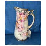 Floral pitcher