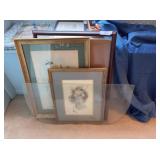 Artwork, frames, glass