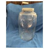 Mason glass bottle