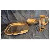 Metal serving pieces