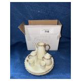 Tiny porcelain teaset