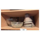 Serving bowls & lamp shades