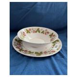 Mikasa Platter & bowl