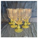 Glass goblets