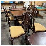 Cherry Dining Room Table and Chairs