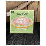 Happy Birthday Cake Plate