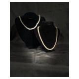 pearl necklaces