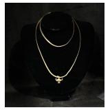 24k gold plate necklace