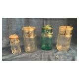 Vintage canning jars