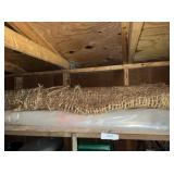 Rolls of plastic / woven burlap