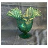 Green vase
