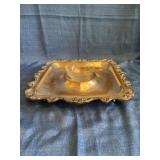 Silverplated serving tray