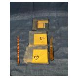 Coca Cola items & knife