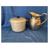 Stock pot and pitcher