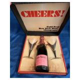 Champagne and glasses