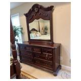 Dresser with mirror