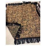 Tapestry throw blanket
