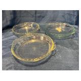 Pyrex pie plates