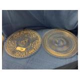 Glass serving trays