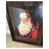 Framed art Santa