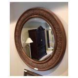 Framed Beveled mirror