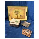 Palm tree design items