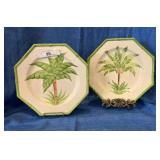 Palm tree plates