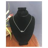 Sterling Silver Cross Necklace