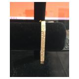 Gold And Diamond Bracelet