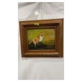 FRANKIE PARDOE FRAMED FOX PORTRAIT